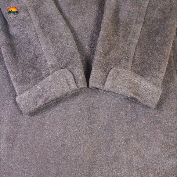 Quality By Kuppenheimer Overcoat Black Wool Cashmere Blend Academia Men's Sz 48 - Picture 13 of 13